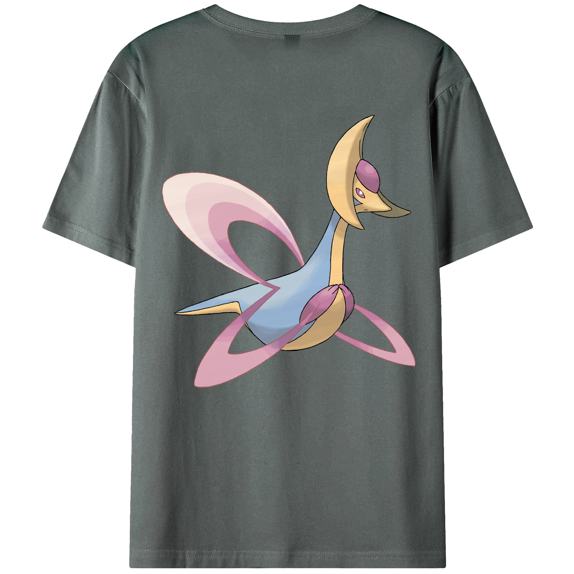 （画像用） ポケットモンスター Pokémon 綿100％ メンズ半袖Tシャツ（バックプリント） 通気性